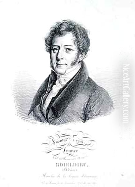 Francois Adrien Boieldieu (1775-1834) by Julien Leopold Boilly