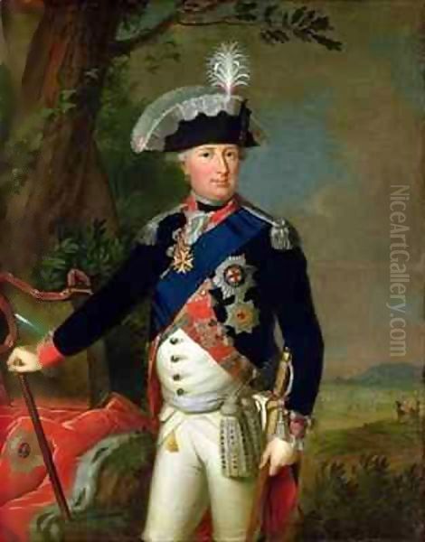 Wilhelm IX (1743-1821) Landgrave of Hessen-Kassel Oil Painting by Wilhelm Boettner