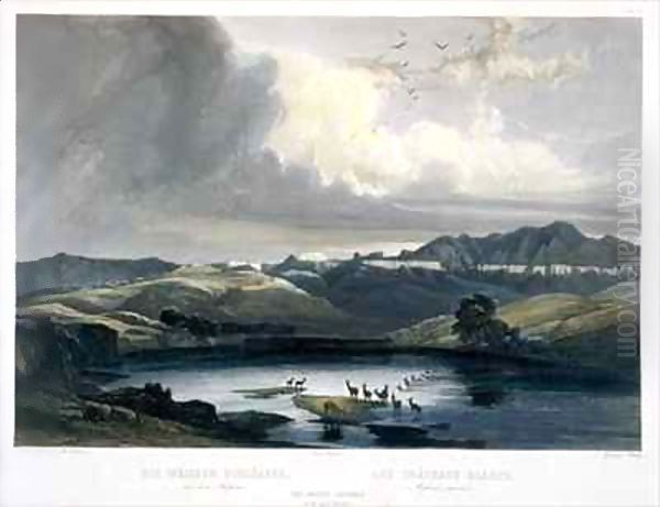 The White Castels on the Upper Missouri Oil Painting by Karl Bodmer