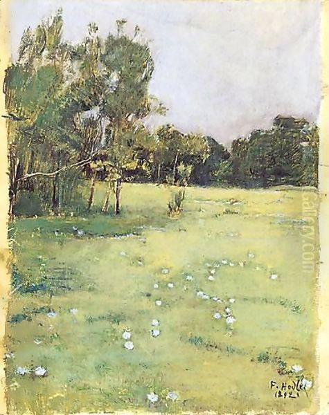 Bois De La Batie, 1892 Oil Painting by Ferdinand Hodler