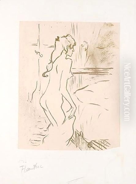 Etude De Femme Oil Painting by Henri De Toulouse-Lautrec