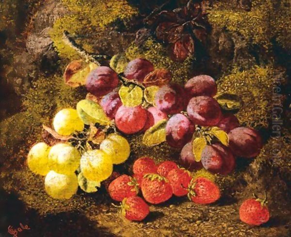 Still Life Of Fruit Oil Painting by Charles Thomas Bale