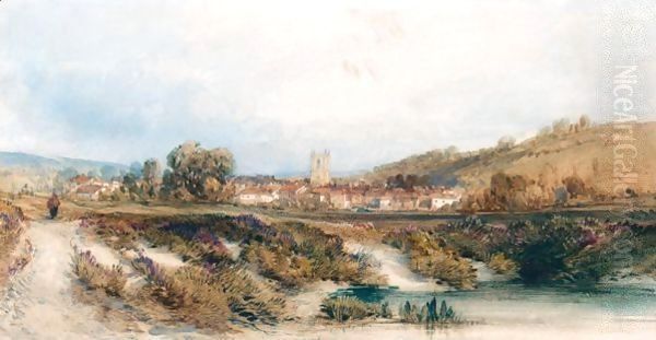 Reigate, Surrey Oil Painting by William Callow