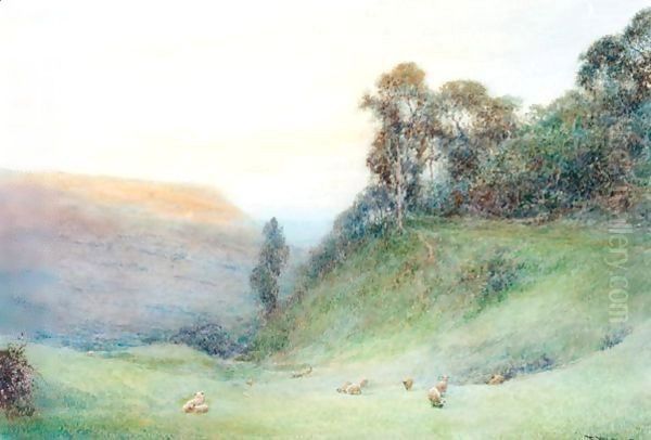 Weston Glen, Near Sidmouth Oil Painting by John White