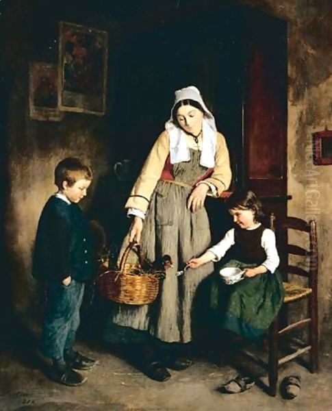 The Patient Oil Painting by Charles Fortin