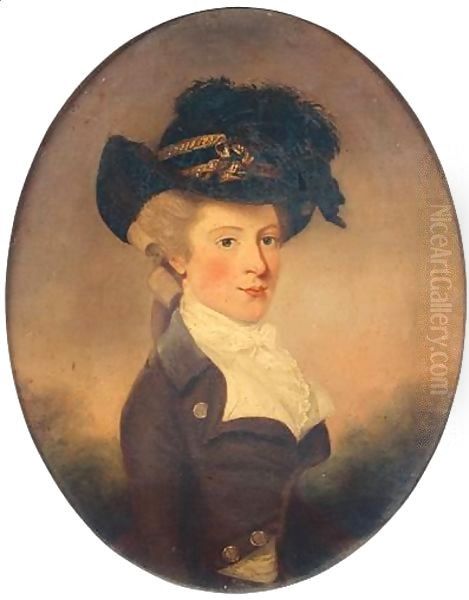 Portrait Of Dorothy Wylde (1757-1795) Oil Painting by Lewis Vaslet