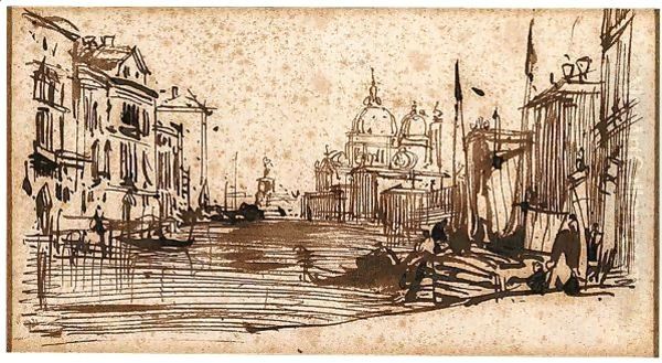 The Grand Canal, Venice 2 Oil Painting by Richard Parkes Bonington