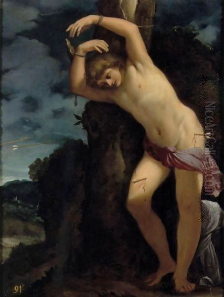 Saint Sebastian Oil Painting by Lodovico Carracci