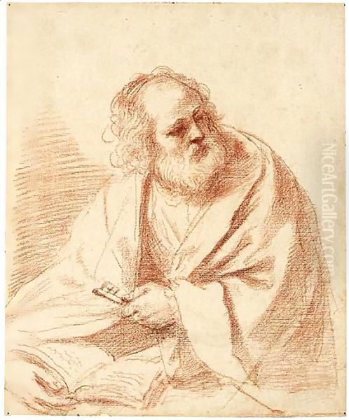 St. Peter Oil Painting by Giovanni Francesco Barbieri