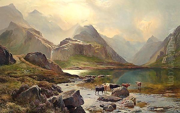 Loch Coruisk, Isle Of Skye Oil Painting by Sidney Richard Percy