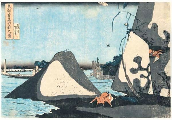 Shubi No Matsu. Le Pin De Shubi Oil Painting by Utagawa Kuniyoshi