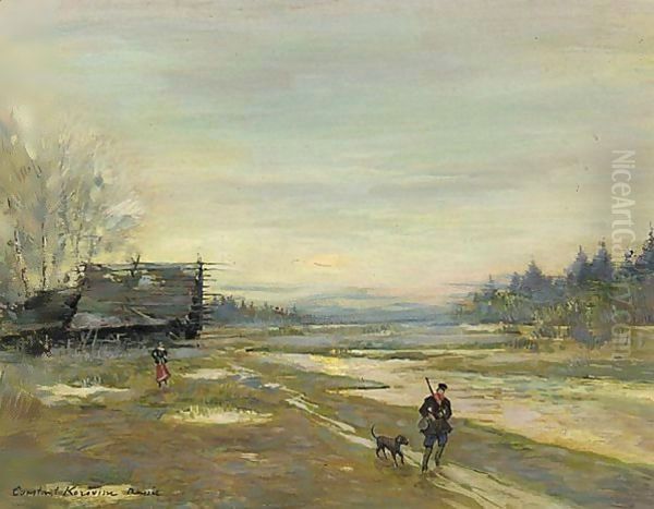 Russia Oil Painting by Konstantin Alexeievitch Korovin