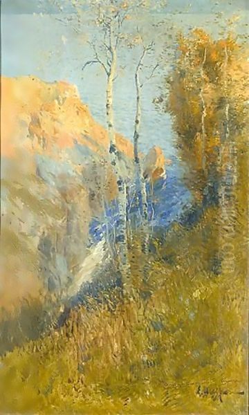 Atardecer (Evening Light) Oil Painting by Eliseu Meifren i Roig