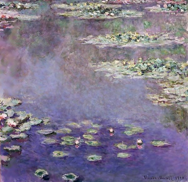 Nympheas 3 Oil Painting by Claude Oscar Monet