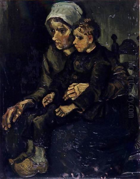 Mere Et Enfant Oil Painting by Vincent Van Gogh