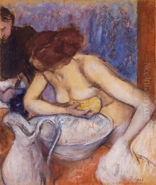 La Toilette 2 Oil Painting by Edgar Degas