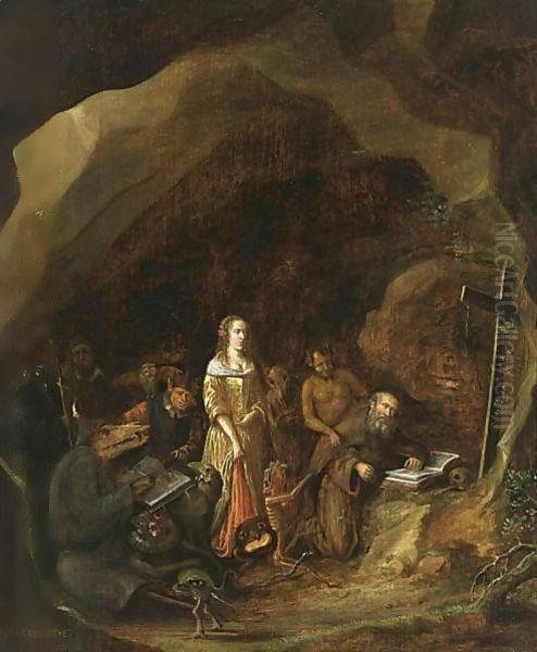 The Temptation Of St. Anthony Oil Painting by Franciscus Carree