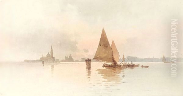 San Giorgio Maggiore, Venice Oil Painting by Angelos Giallina