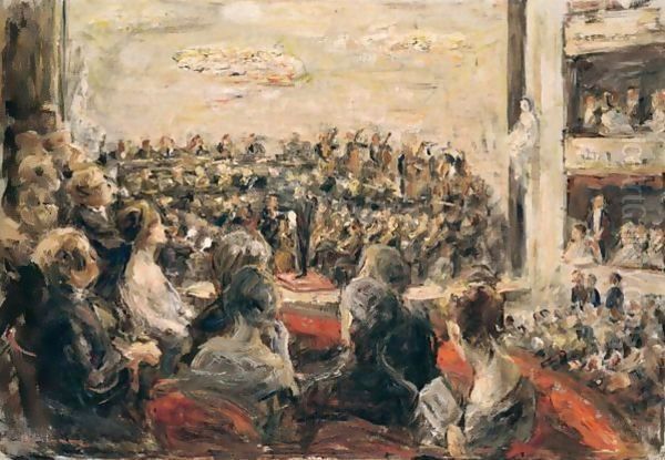 Konzert In Der Oper (Concert At The Opera) Oil Painting by Max Liebermann