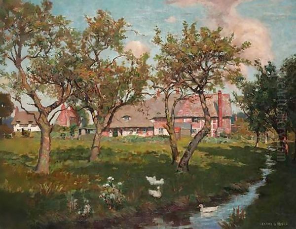 Summer Afternoon Oil Painting by Harry Spence