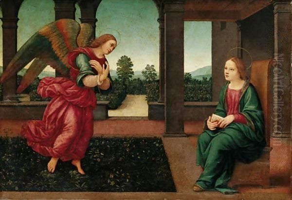 The Annunciation Oil Painting by Lorenzo Di Credi