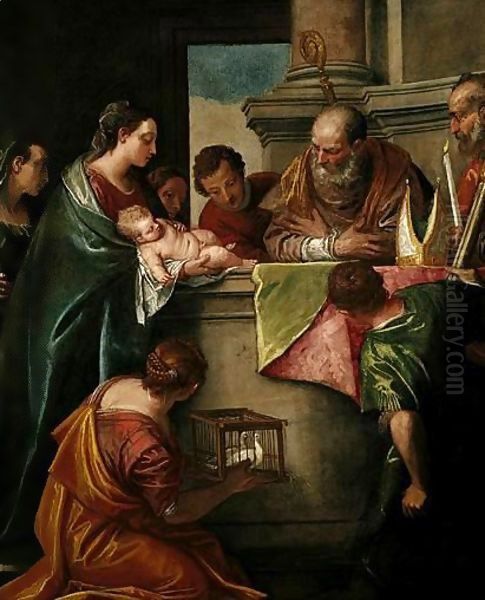 The Presentation Of Christ In The Temple Oil Painting by Paolo Veronese (Caliari)