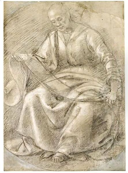 Study For A Seated Prophet Oil Painting by Luca Signorelli