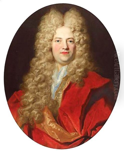 Portrait D'Homme Oil Painting by Nicolas de Largillierre