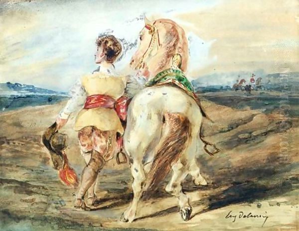 Le Jeune Page Oil Painting by Eugene Delacroix