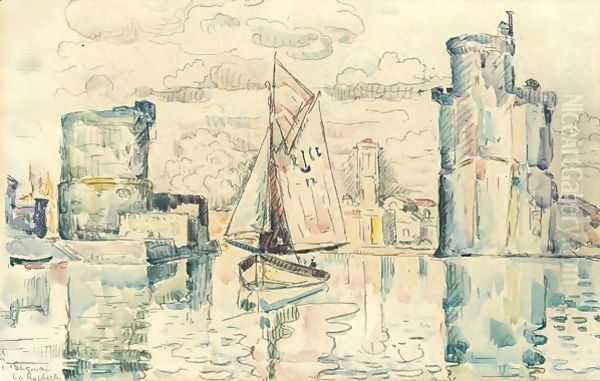 La Rochelle 6 Oil Painting by Paul Signac