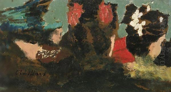 Au Theatre De L'Oeuvre Oil Painting by Jean-Edouard Vuillard