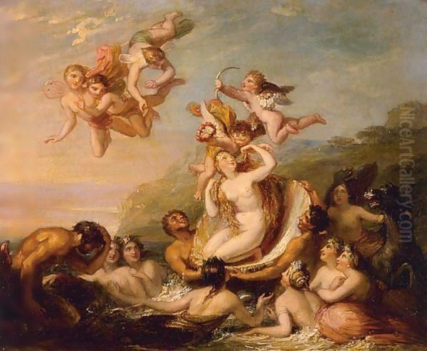 Birth Of Venus Oil Painting by Henry Howard