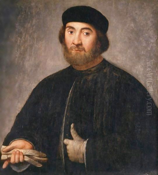 Portrait Of A Councillor Oil Painting by Lorenzo Lotto