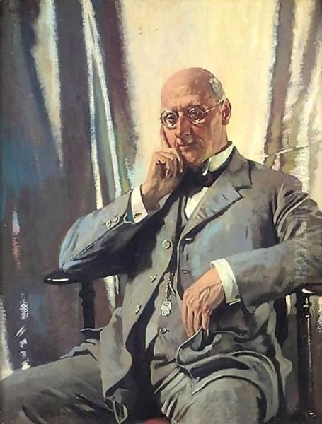 Portrait Of Mr Francis Henry Edward Livesay Oil Painting by Sir William Newenham Montague Orpen