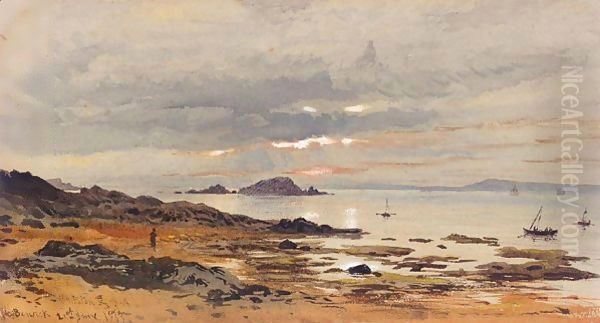 North Berwick Oil Painting by Waller Hugh Paton