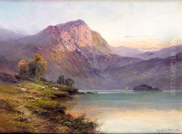 Bealach-Nam-Bo, Loch Katrine Oil Painting by Alfred de Breanski