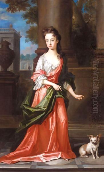 Portrait Of A Lady Oil Painting by Sir Godfrey Kneller