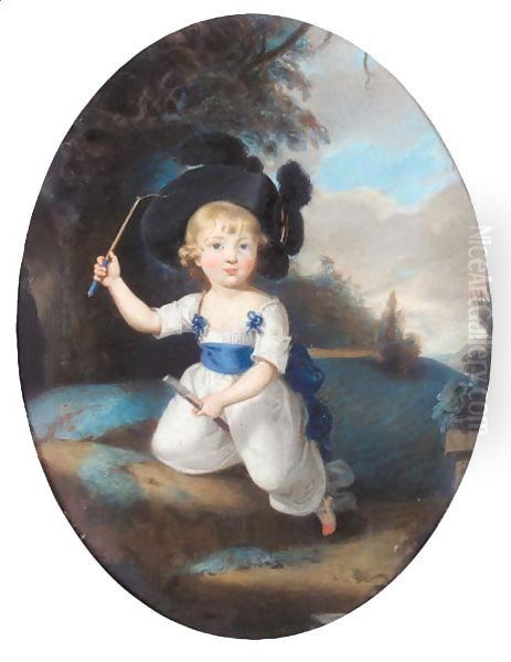 Portrait Of Laurence Sullivan As A Child Oil Painting by Sir Thomas Lawrence