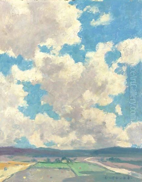 Clouds Over Taos Valley Oil Painting by Eanger Irving Couse