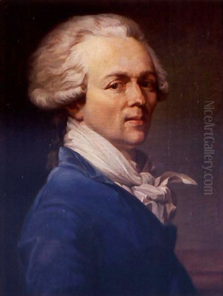 Portrait Of Maximilien-Francois-Marie-Isidore De Robespierre (1758-1794) Oil Painting by Joseph Ducreux