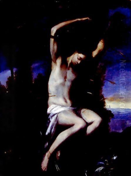 Saint Sebastian Oil Painting by Johann Heinrich Schonfeld