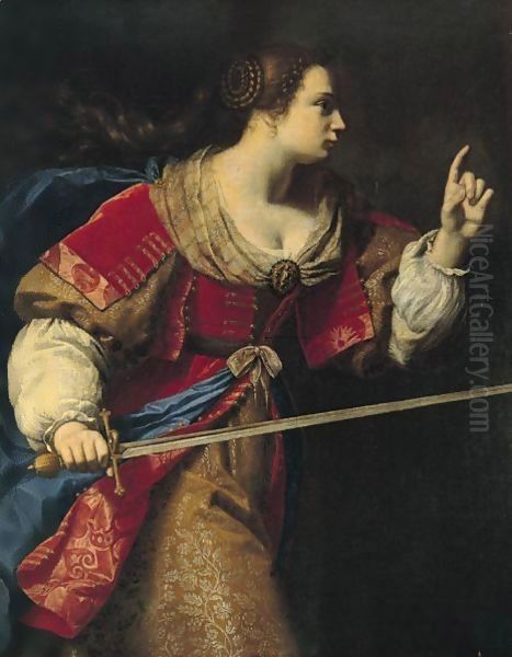 Judith Oil Painting by Lorenzo Lippi