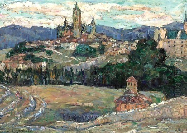 View Of Segovia Oil Painting by Ernest Lawson