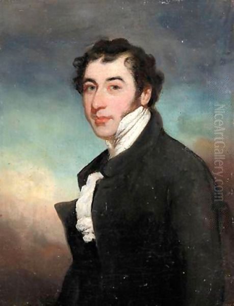 Portrait Of A Gentleman 3 Oil Painting by George Chinnery