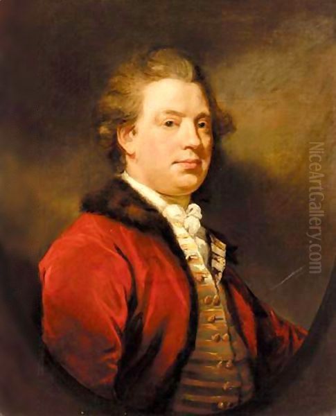 Portrait Of Mr Thomas Oil Painting by Sir Joshua Reynolds