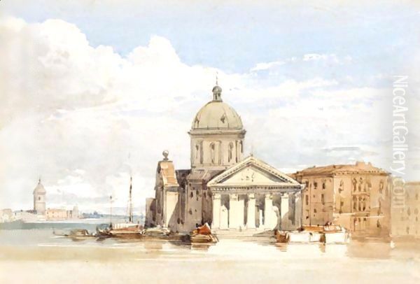 Venetian Scene Oil Painting by John Callow