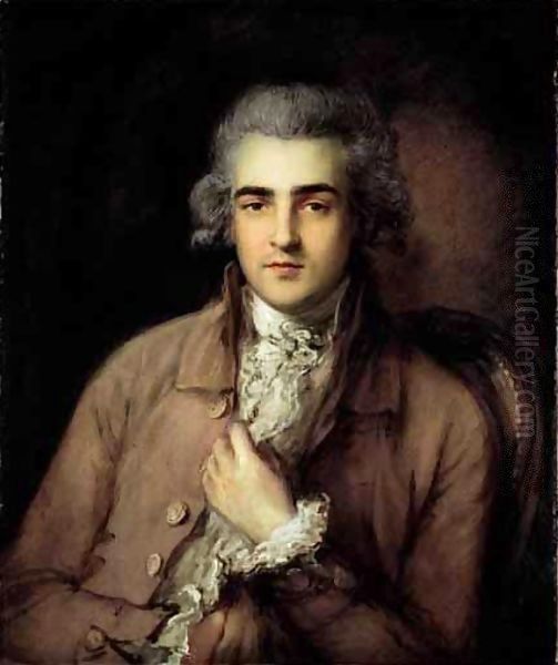 Portrait Of Richard Tickell (1751-1793) Oil Painting by Thomas Gainsborough