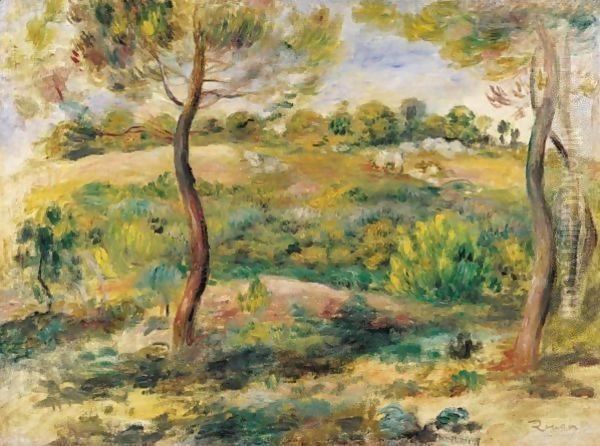 Paysage 2 Oil Painting by Pierre Auguste Renoir