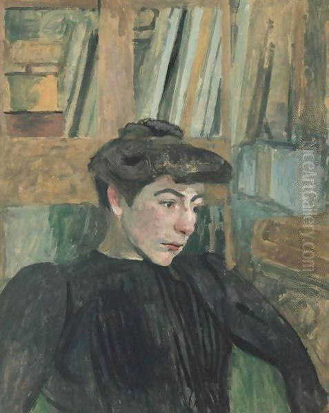 Femme Avec Les Sourcils Noirs Oil Painting by Jean-Edouard Vuillard