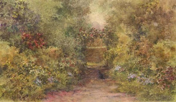 The Rose Arch Oil Painting by Helen Mary Elizabeth Allingham